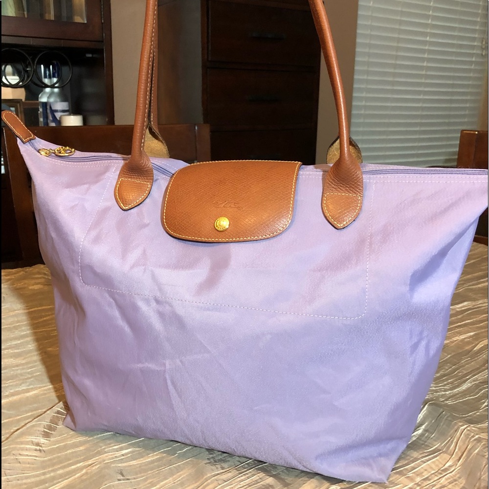 Longchamp Le Pliage Type Lavender Nylon Tote
